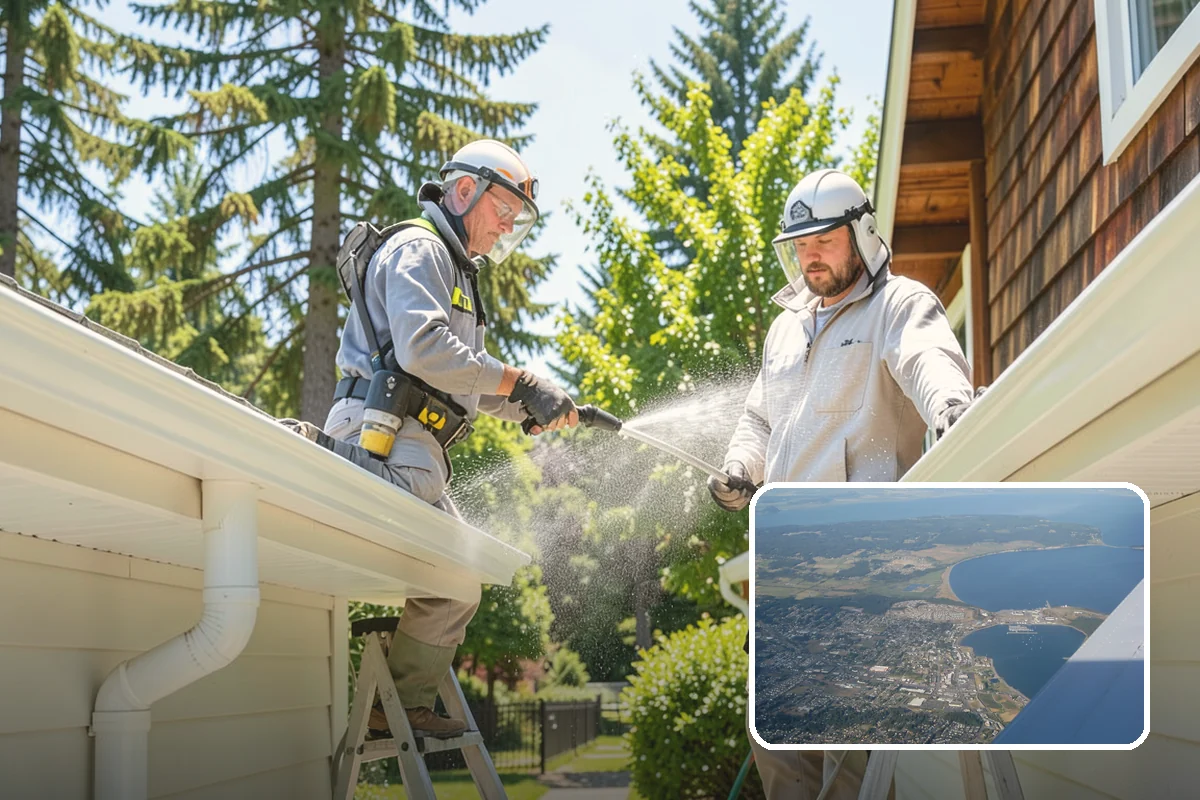 Paint Overspray Removal in Oak Harbor, Island County, WA - Clears speckled overspray from glass and finishes
