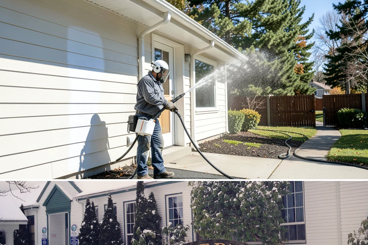 Paint Overspray Removal in Pacific, King County, WA - Overspray removal can happen year-round, though mild dry days make solvent work more predictable.