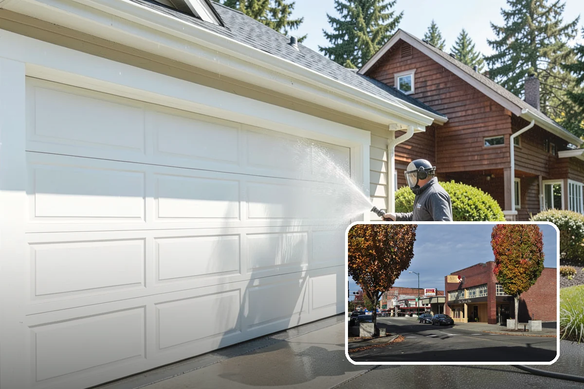 Paint Overspray Removal in Puyallup, Pierce County, WA - Clears speckled overspray from glass and finishes