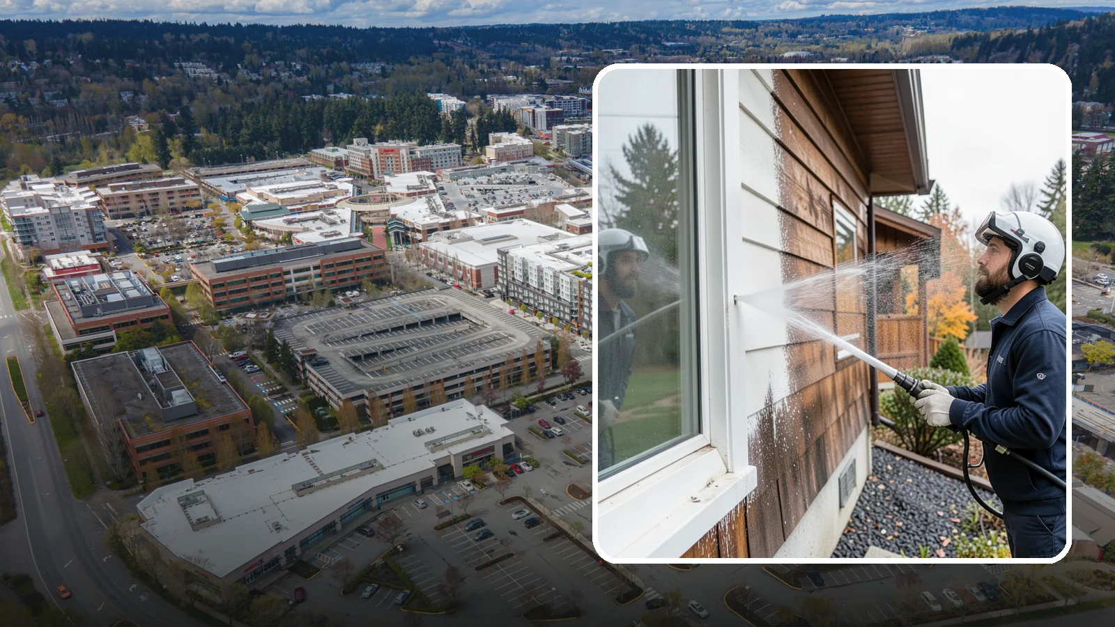 Paint Overspray Removal in Redmond, King County, WA - We remove paint overspray from Washington surfaces, from windows to vehicles, without harming what lies beneath.