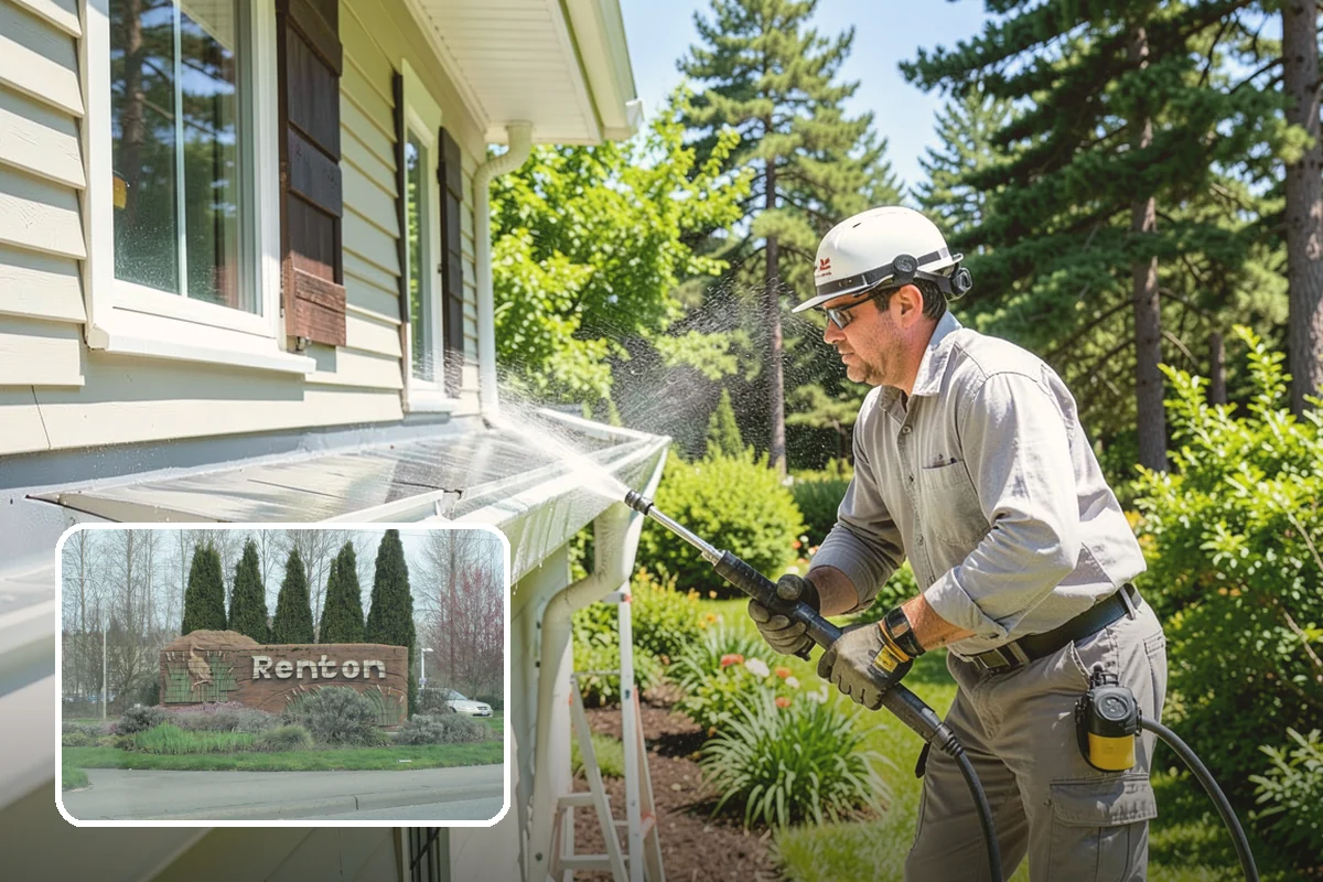 Paint Overspray Removal in Renton, King County, WA - Clears speckled overspray from glass and finishes