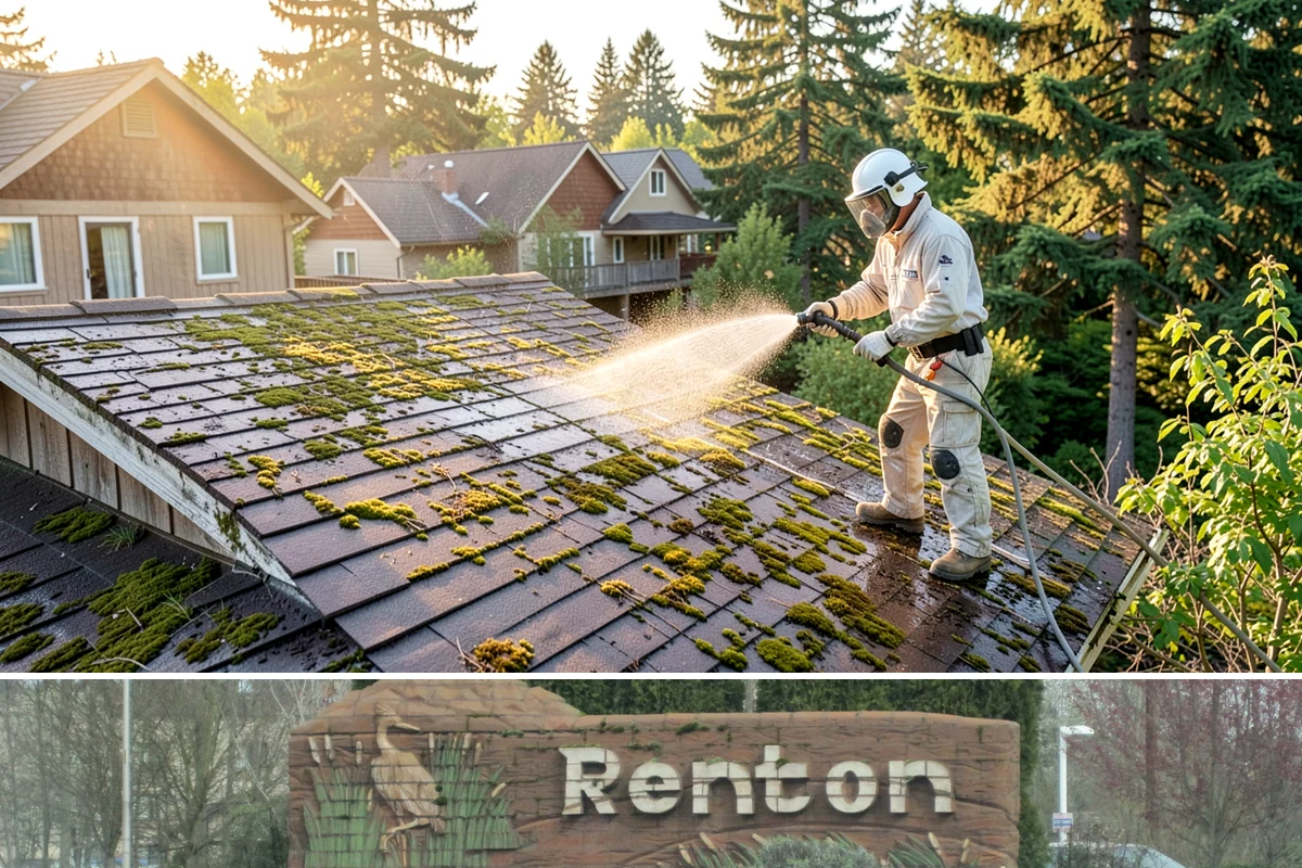 Paint Overspray Removal in Renton, King County, WA - Overspray removal can happen year-round, though mild dry days make solvent work more predictable.
