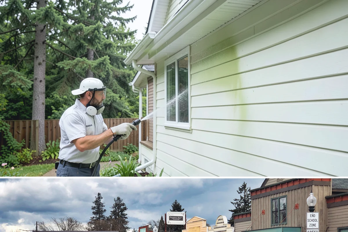 Paint Overspray Removal in Roy, Pierce County, WA - Overspray removal can happen year-round, though mild dry days make solvent work more predictable.