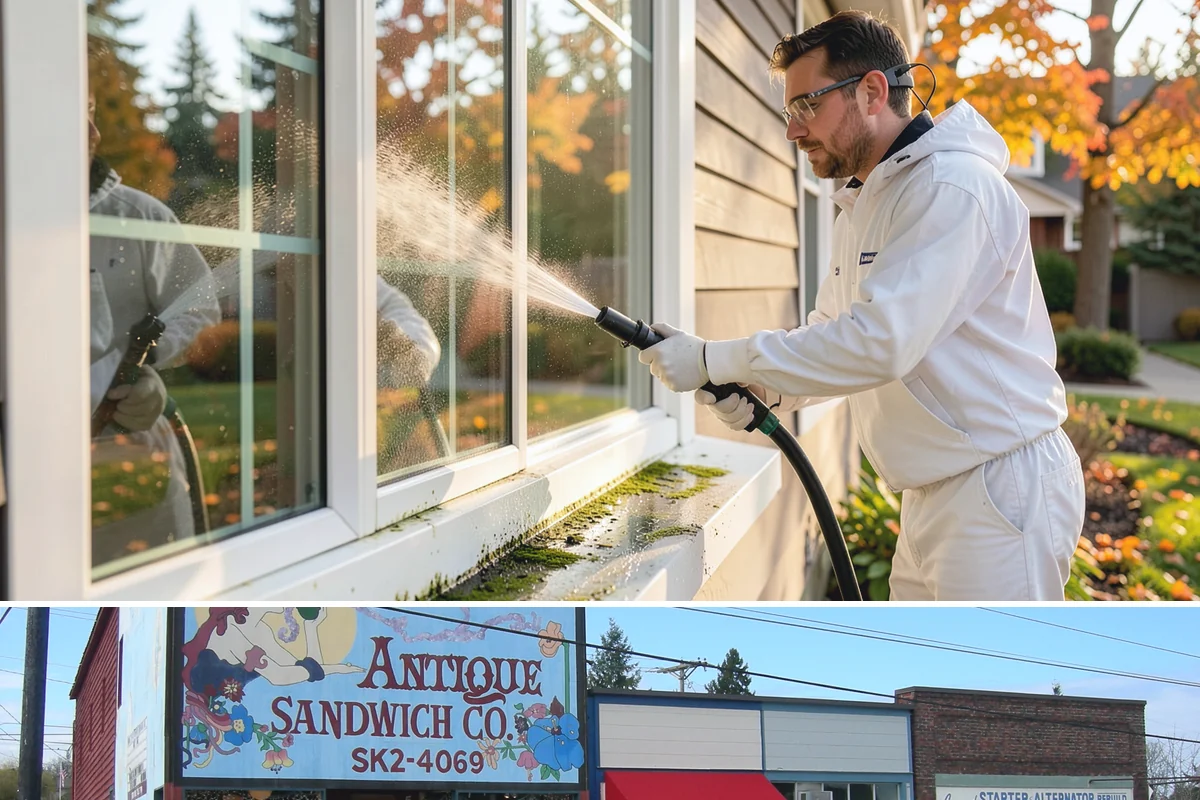 Paint Overspray Removal in Ruston, Pierce County, WA - Overspray removal can happen year-round, though mild dry days make solvent work more predictable.
