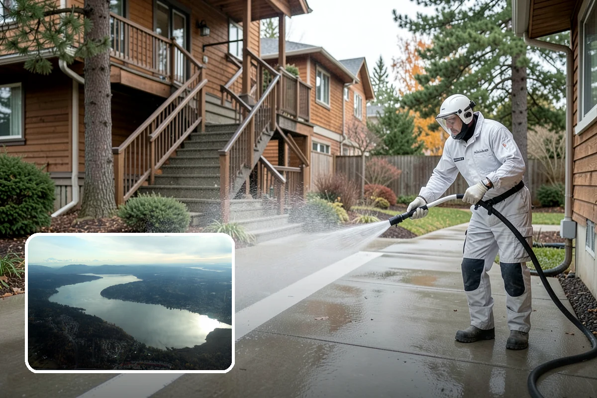 Paint Overspray Removal in Sammamish, King County, WA - Clears speckled overspray from glass and finishes