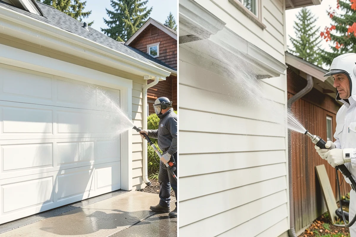 Paint Overspray Removal in Sammamish, King County, WA - Assess overspray type and affected surfaces