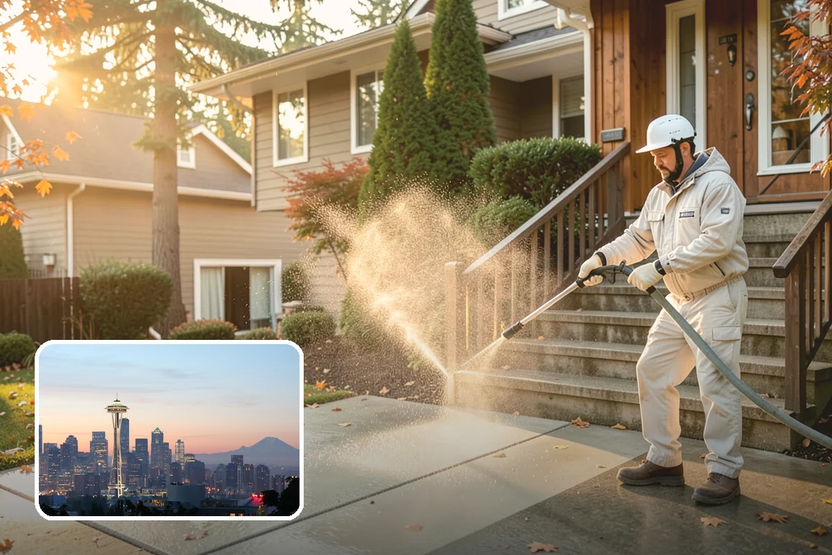 Paint Overspray Removal in Seattle, King County, WA - Clears speckled overspray from glass and finishes