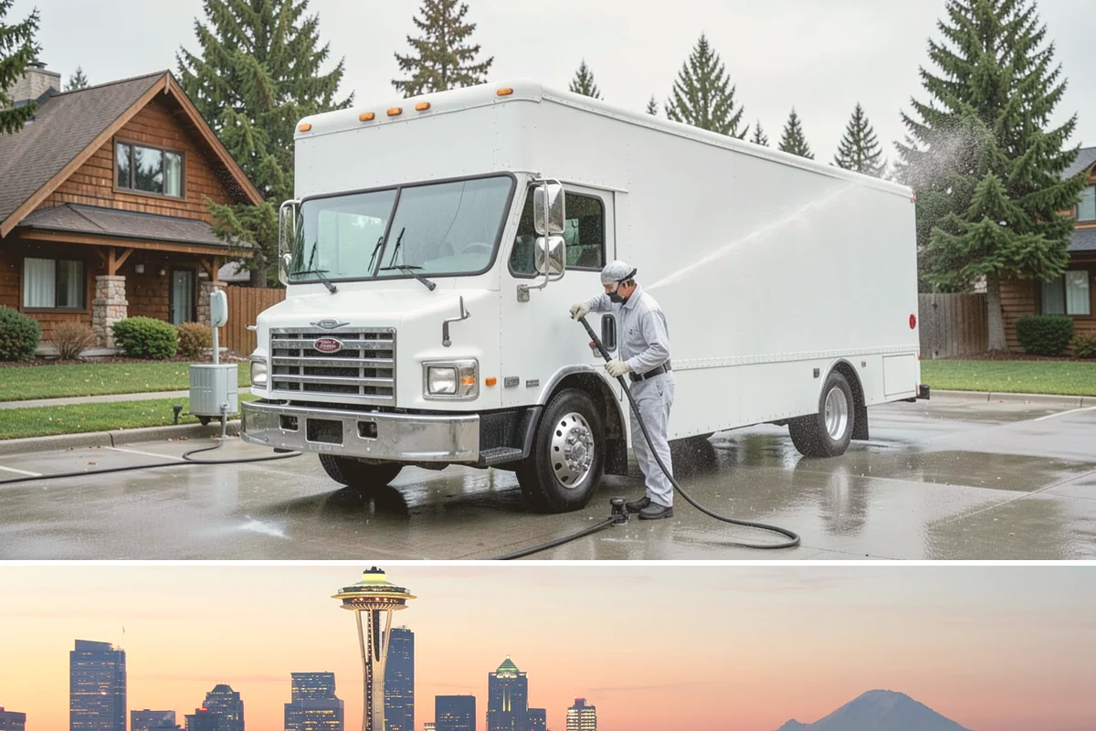 Paint Overspray Removal in Seattle, King County, WA - Overspray removal can happen year-round, though mild dry days make solvent work more predictable.