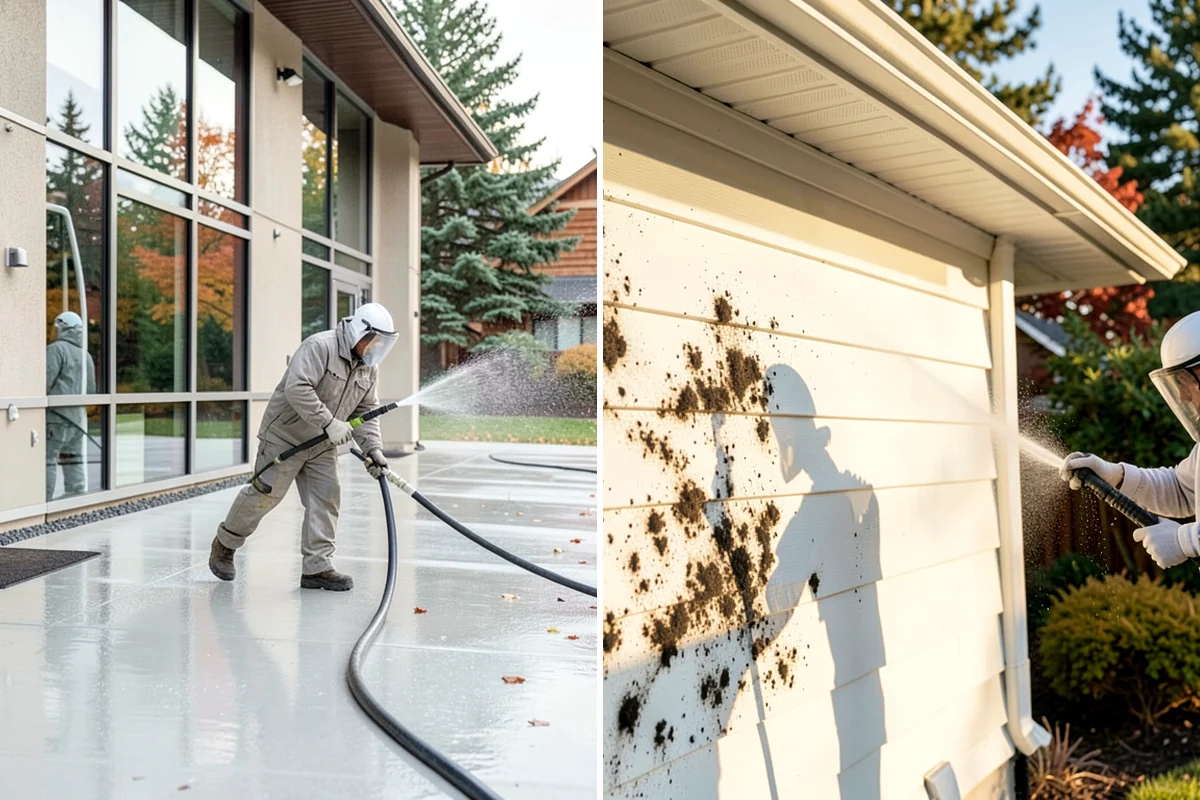 Paint Overspray Removal in Sedro-Woolley, Skagit County, WA - Assess overspray type and affected surfaces