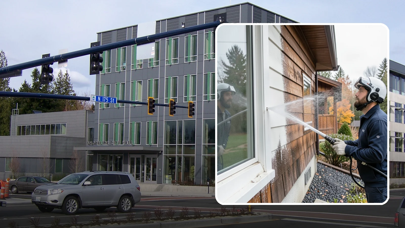 Paint Overspray Removal in Shoreline, King County, WA - We remove paint overspray from Washington surfaces, from windows to vehicles, without harming what lies beneath.