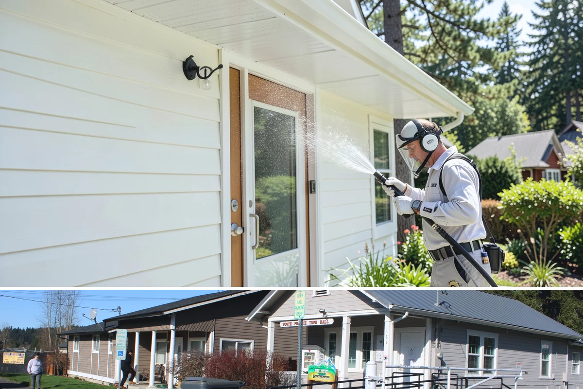 Paint Overspray Removal in South Prairie, Pierce County, WA - Overspray removal can happen year-round, though mild dry days make solvent work more predictable.