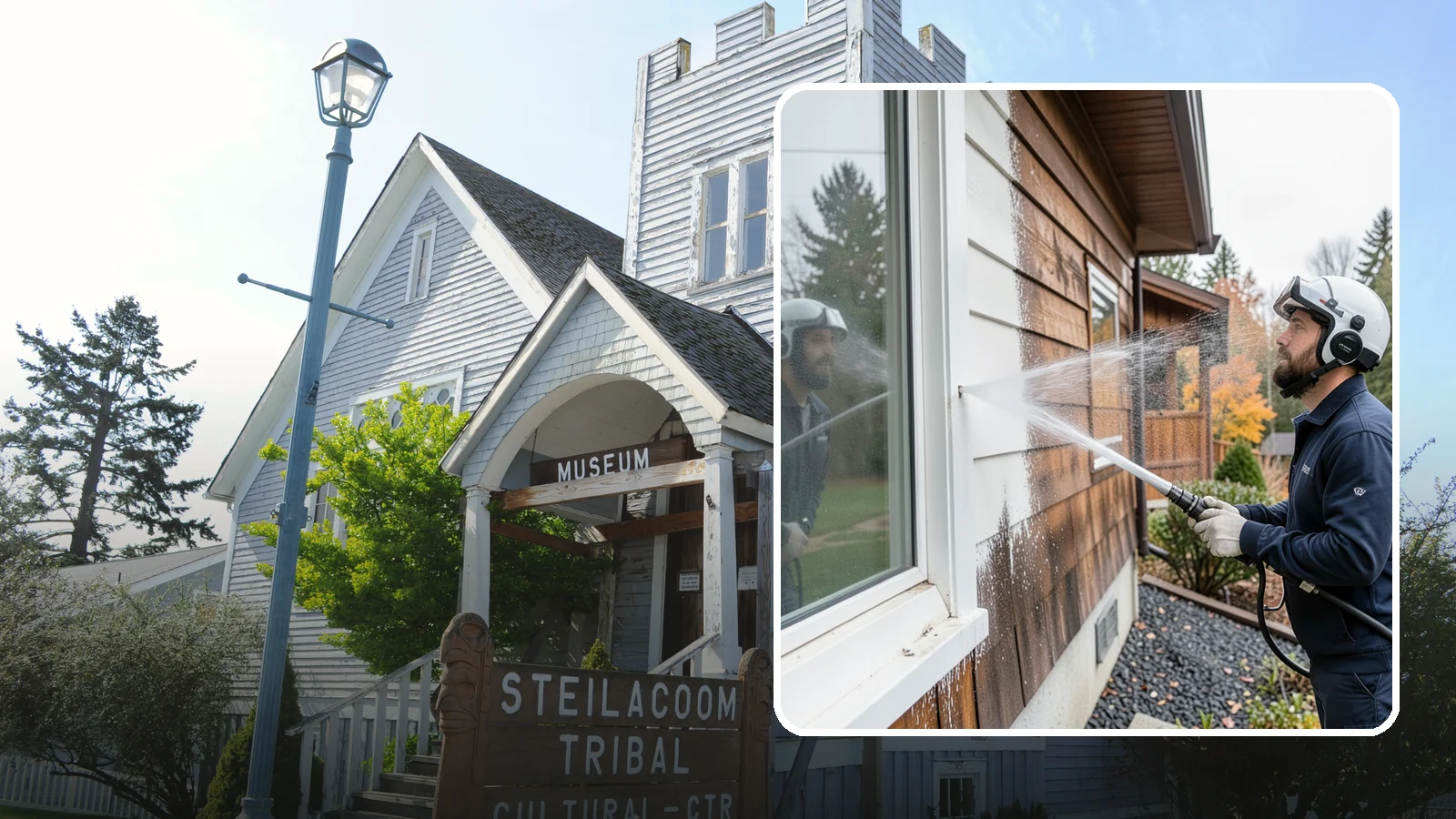 Paint Overspray Removal in Steilacoom, Pierce County, WA - We remove paint overspray from Washington surfaces, from windows to vehicles, without harming what lies beneath.
