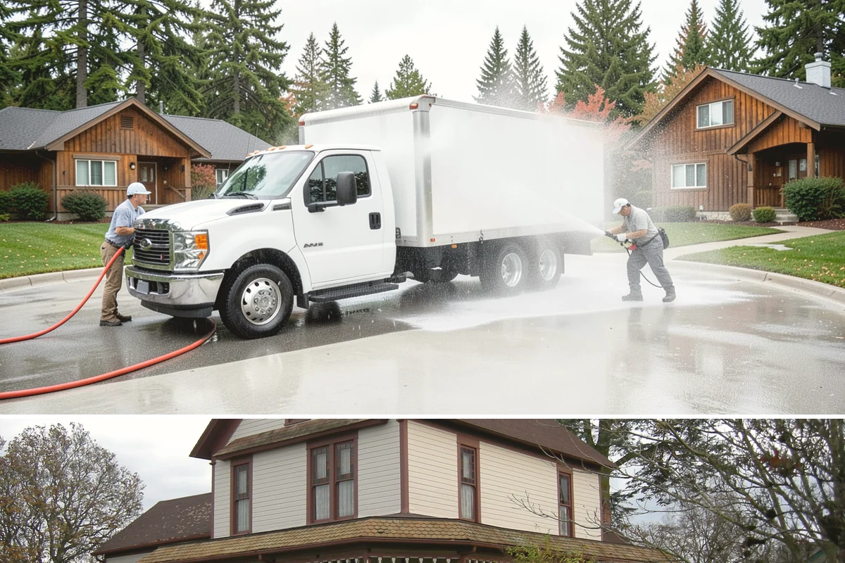 Paint Overspray Removal in Sumner, Pierce County, WA - Overspray removal can happen year-round, though mild dry days make solvent work more predictable.