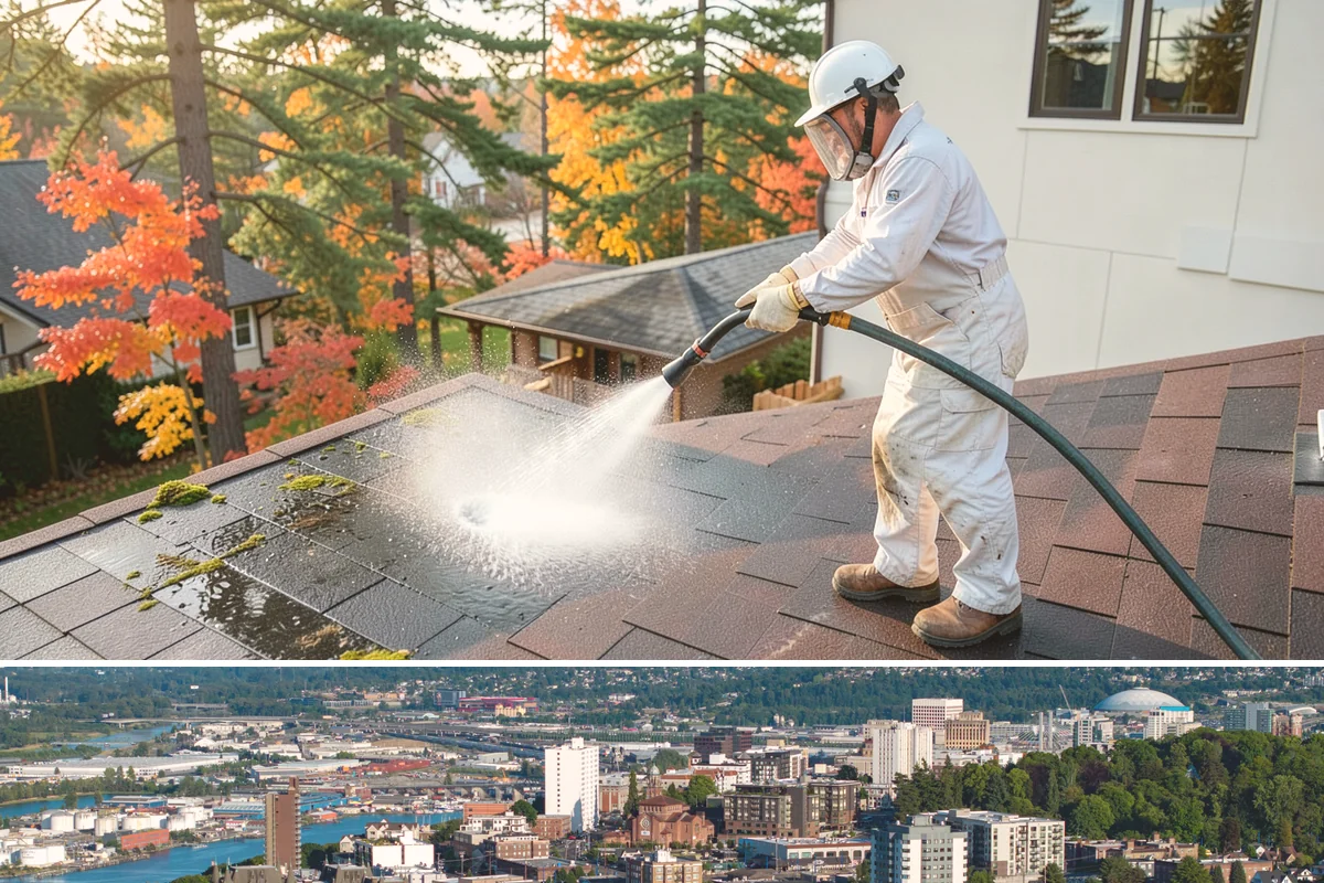 Paint Overspray Removal in Tacoma, Pierce County, WA - Overspray removal can happen year-round, though mild dry days make solvent work more predictable.
