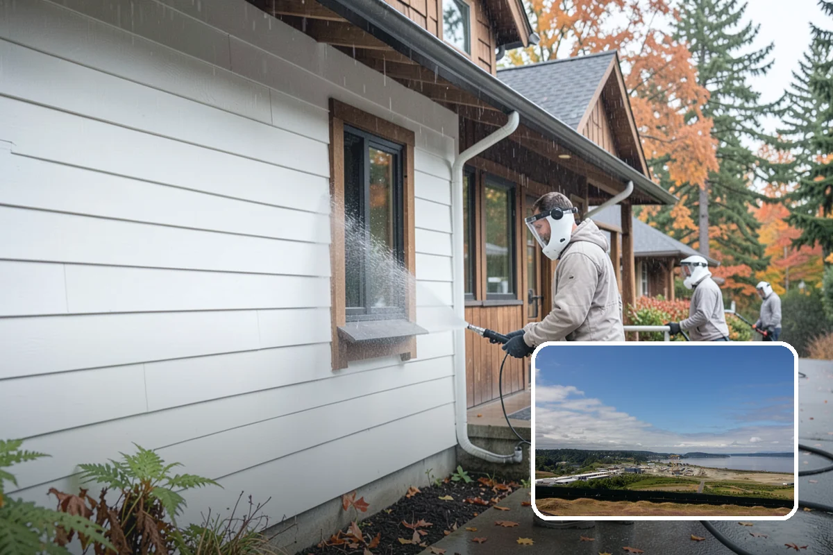 Paint Overspray Removal in University Place, Pierce County, WA - Clears speckled overspray from glass and finishes
