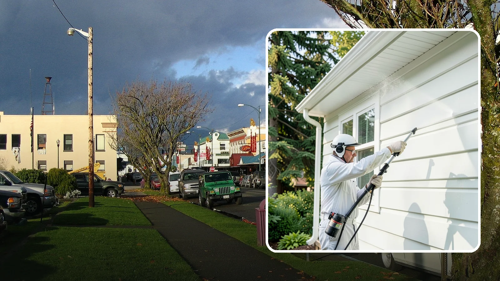 Painted Siding Cleaning in Arlington, Snohomish County, WA - Painted siding cleaning lifts grime and mildew while preserving the paint film, so your color stays bright instead of stripped.