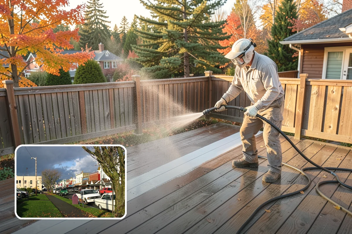 Painted Siding Cleaning in Arlington, Snohomish County, WA - Preserves the paint film while cleaning