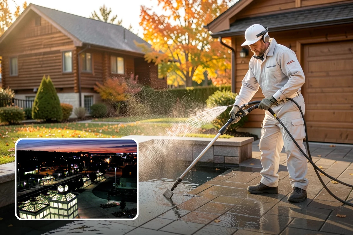 Painted Siding Cleaning in Auburn, King County, WA - Preserves the paint film while cleaning