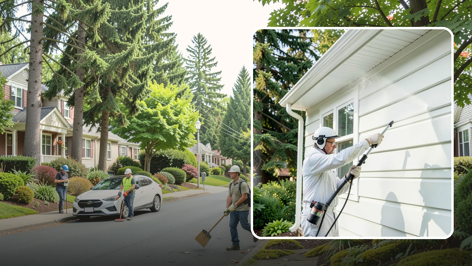 Painted Siding Cleaning in Beaux Arts Village, King County, WA - Painted siding cleaning lifts grime and mildew while preserving the paint film, so your color stays bright instead of stripped.