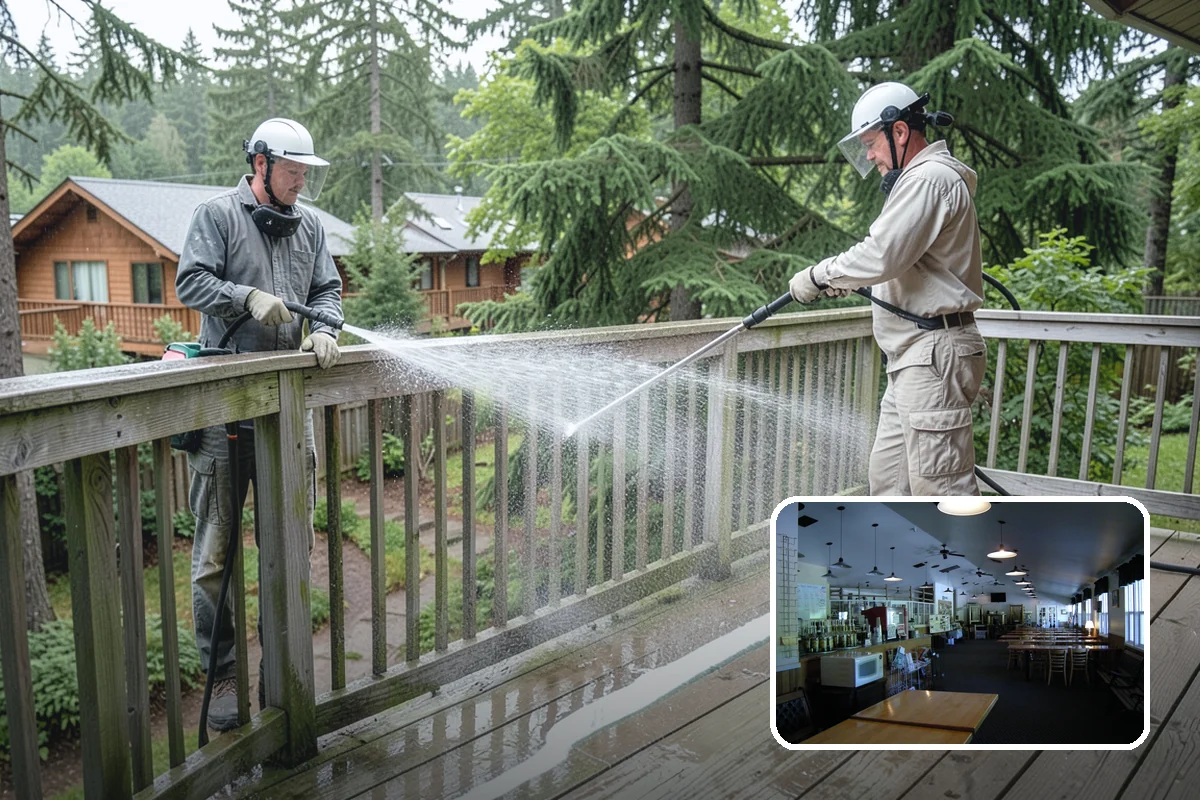 Painted Siding Cleaning in Black Diamond, King County, WA - Preserves the paint film while cleaning
