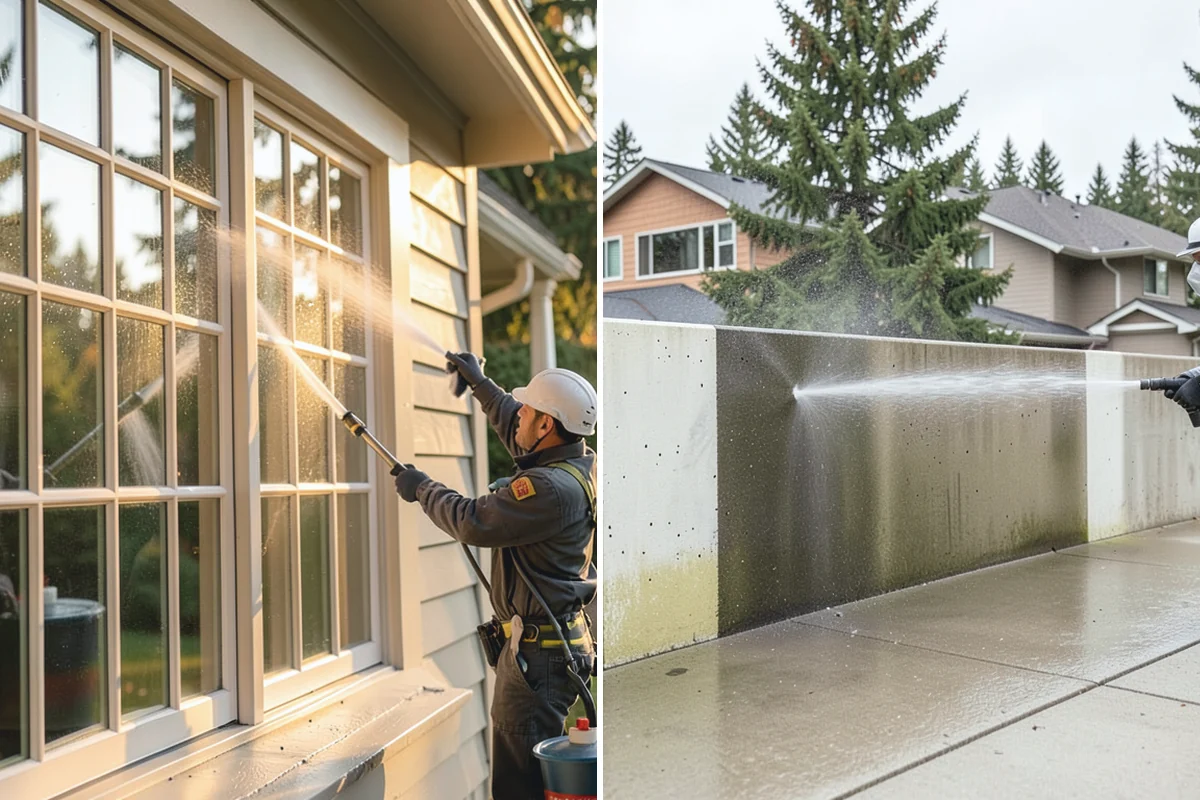 Painted Siding Cleaning in Bonney Lake, Pierce County, WA - Test the paint's condition and note any peeling