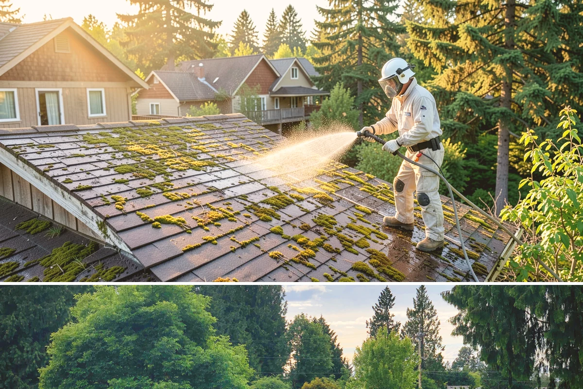 Painted Siding Cleaning in Bonney Lake, Pierce County, WA - The drier late-spring-to-fall window lets the paint dry cleanly and keeps future mildew slower to form.