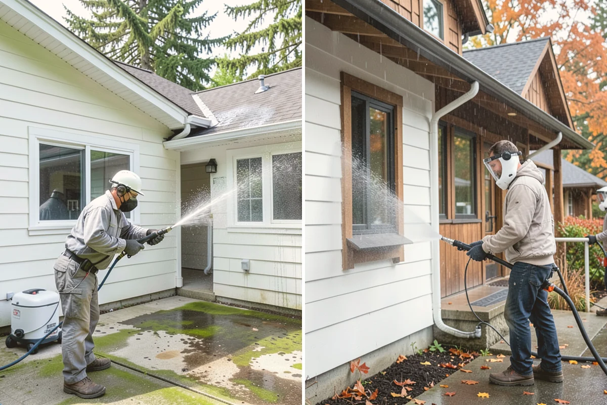 Painted Siding Cleaning in Bothell, King County, WA - Test the paint's condition and note any peeling