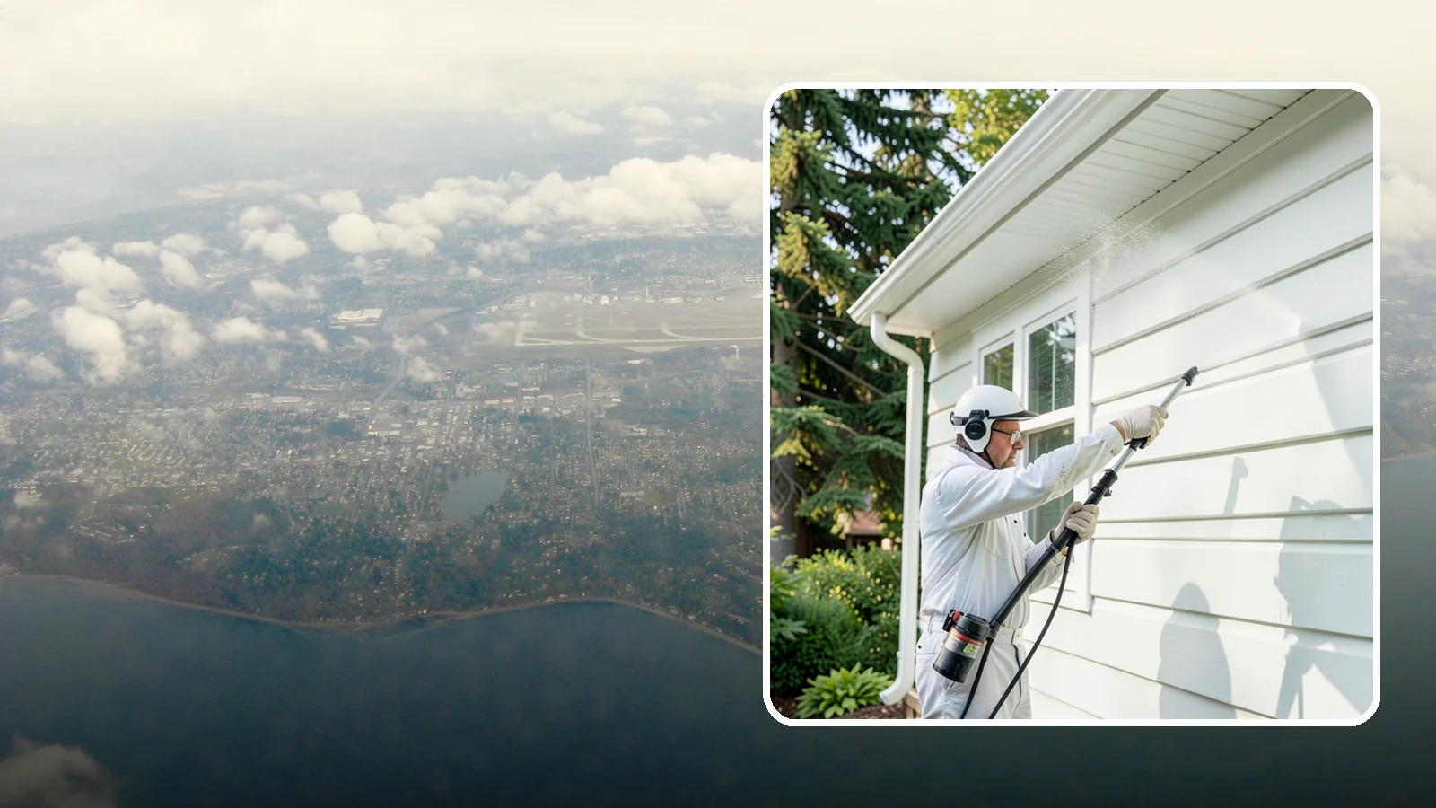 Painted Siding Cleaning in Burien, King County, WA - Painted siding cleaning lifts grime and mildew while preserving the paint film, so your color stays bright instead of stripped.