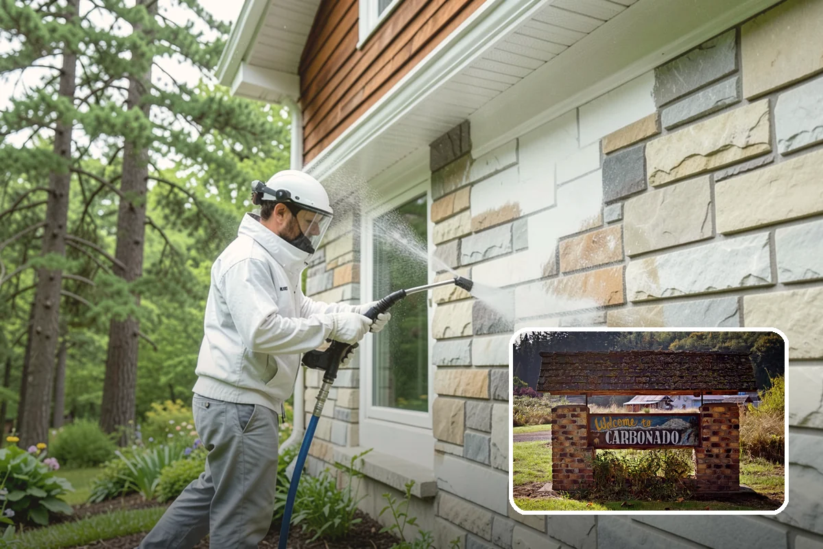 Painted Siding Cleaning in Carbonado, Pierce County, WA - Preserves the paint film while cleaning