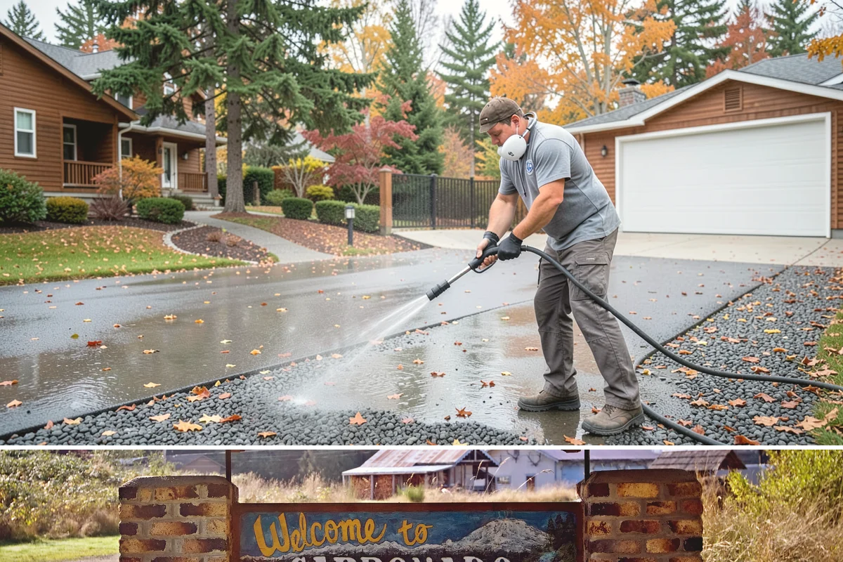 Painted Siding Cleaning in Carbonado, Pierce County, WA - The drier late-spring-to-fall window lets the paint dry cleanly and keeps future mildew slower to form.