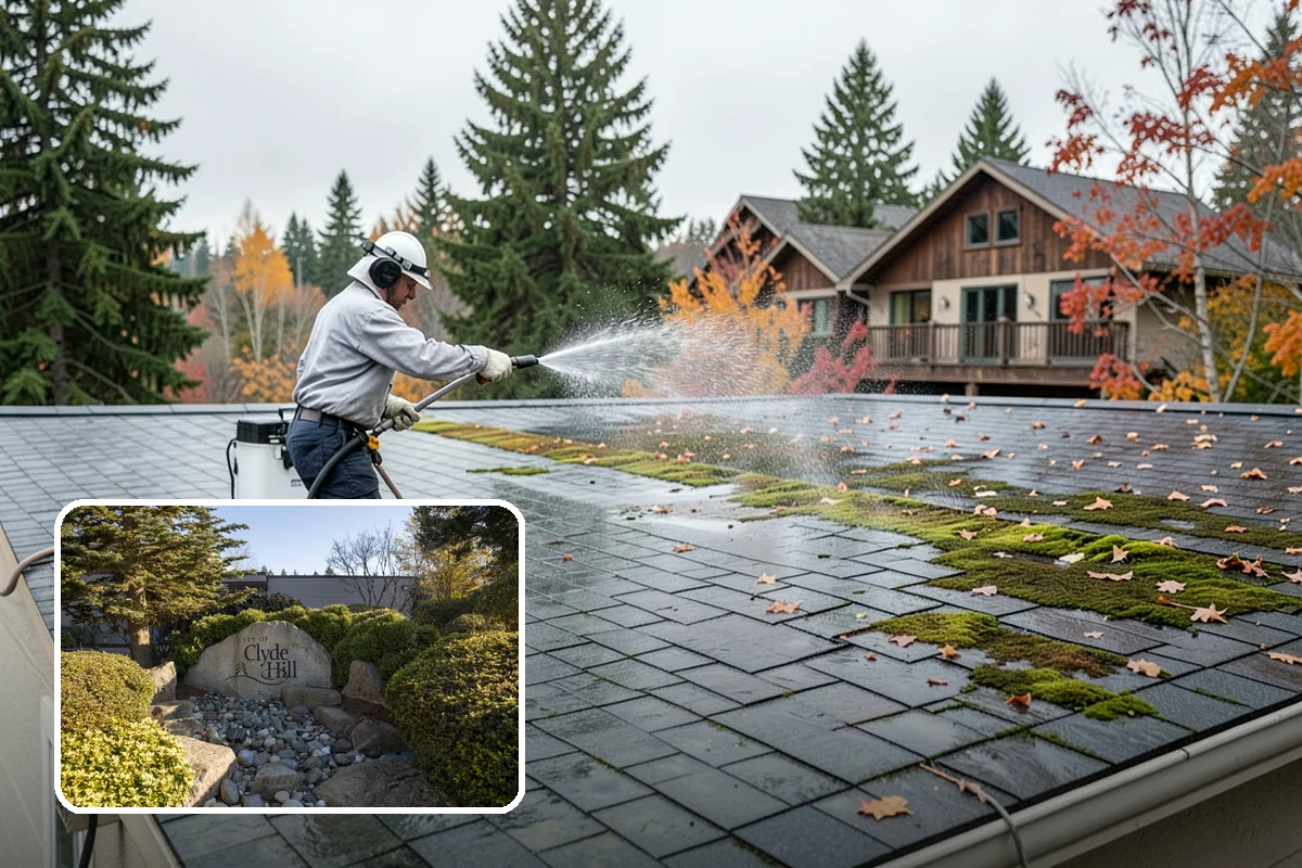 Painted Siding Cleaning in Clyde Hill, King County, WA - Preserves the paint film while cleaning