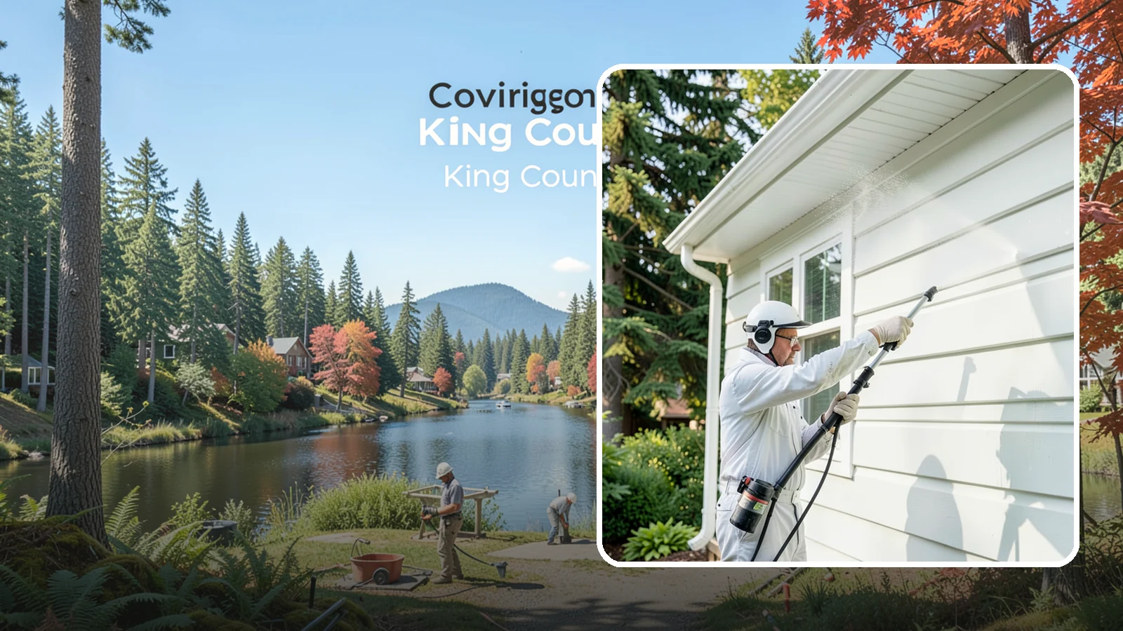 Painted Siding Cleaning in Covington, King County, WA - Painted siding cleaning lifts grime and mildew while preserving the paint film, so your color stays bright instead of stripped.