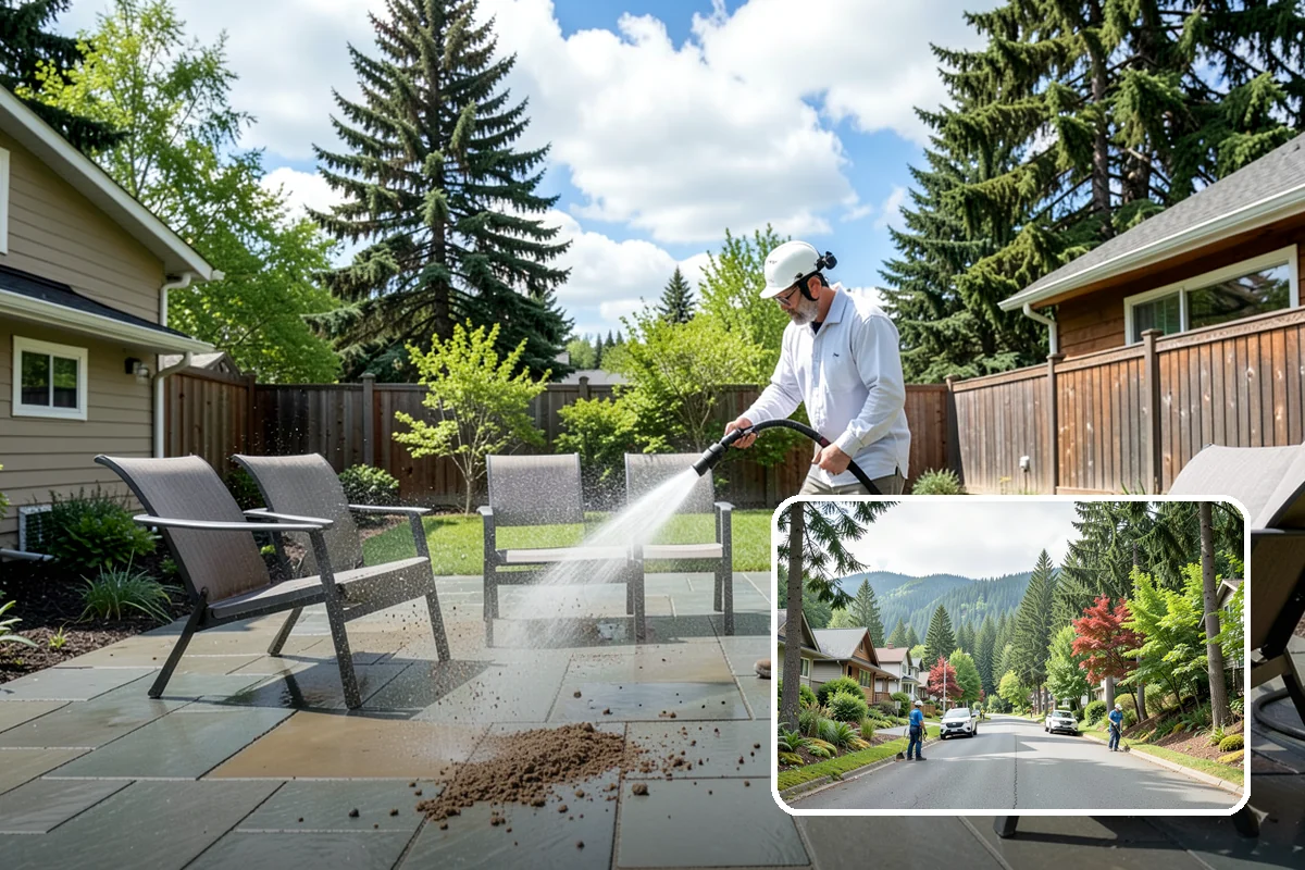 Painted Siding Cleaning in Darrington, Snohomish County, WA - Preserves the paint film while cleaning