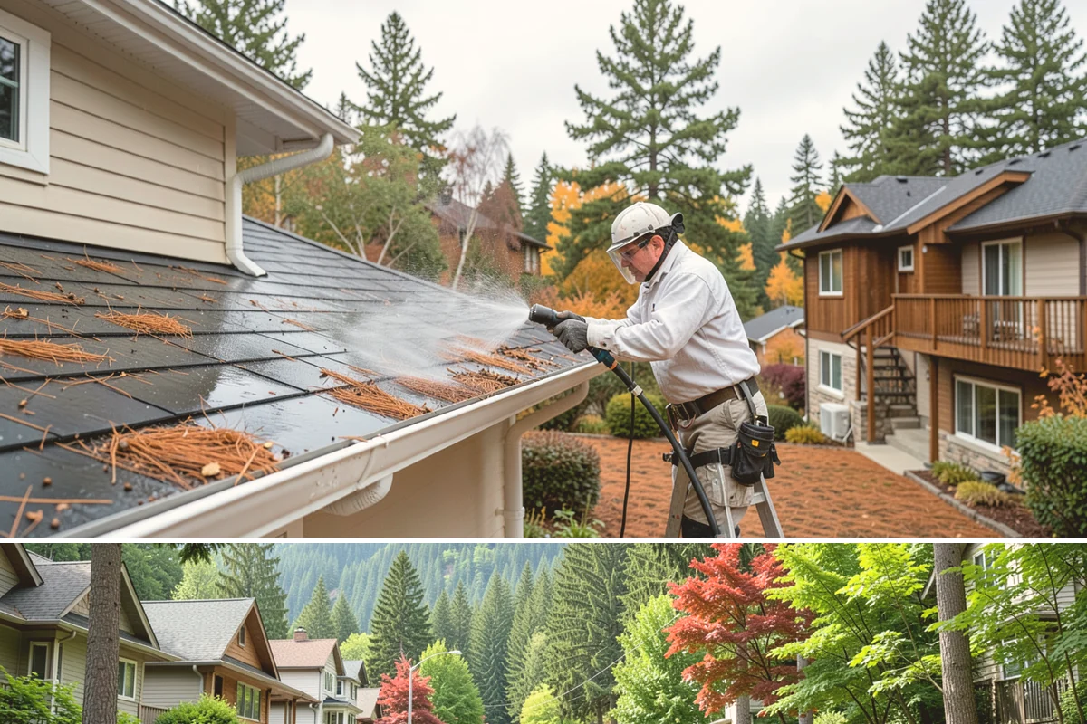 Painted Siding Cleaning in Darrington, Snohomish County, WA - The drier late-spring-to-fall window lets the paint dry cleanly and keeps future mildew slower to form.