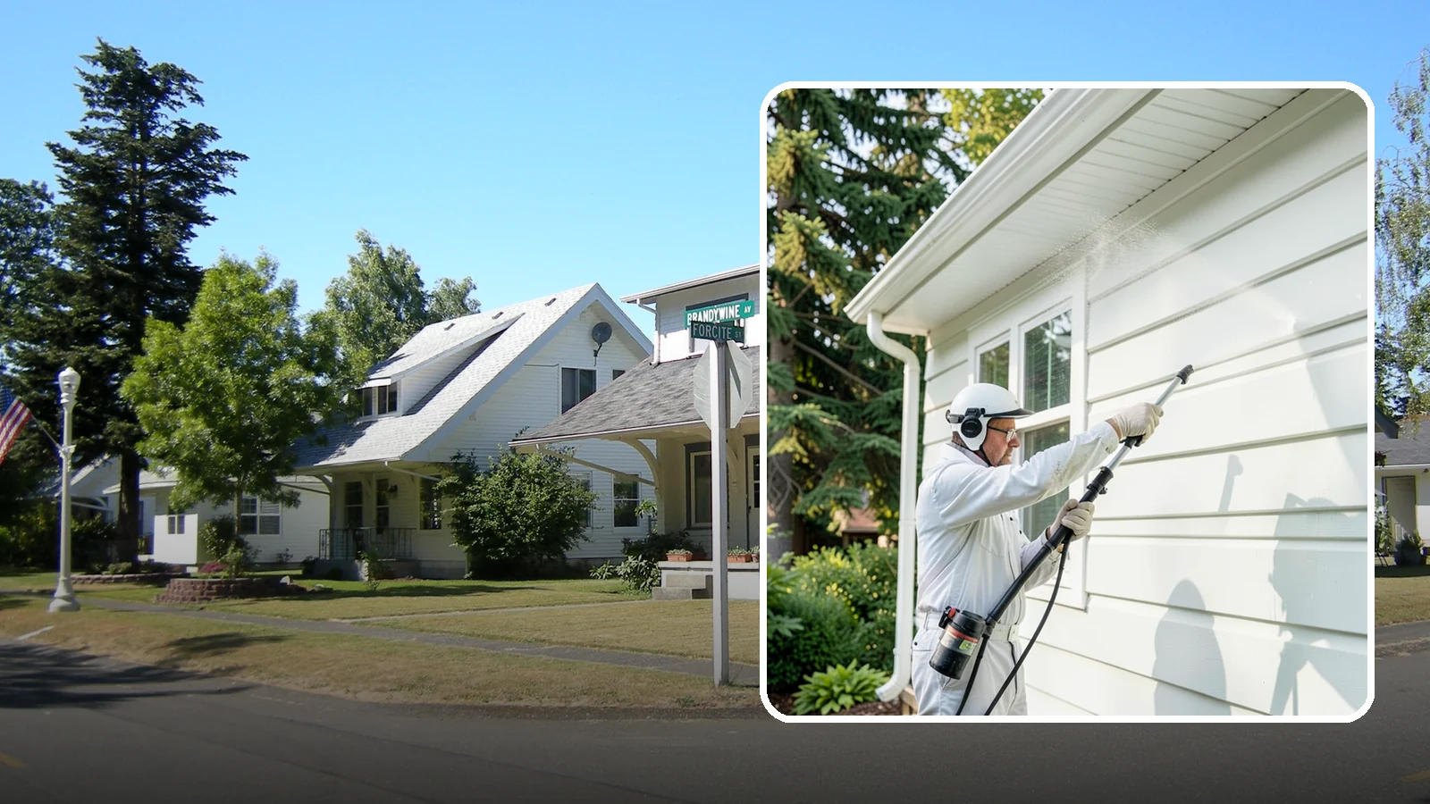 Painted Siding Cleaning in DuPont, Pierce County, WA - Painted siding cleaning lifts grime and mildew while preserving the paint film, so your color stays bright instead of stripped.