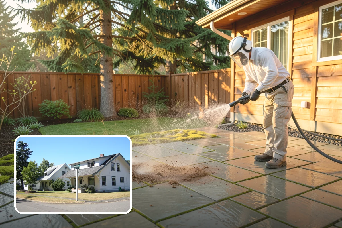 Painted Siding Cleaning in DuPont, Pierce County, WA - Preserves the paint film while cleaning