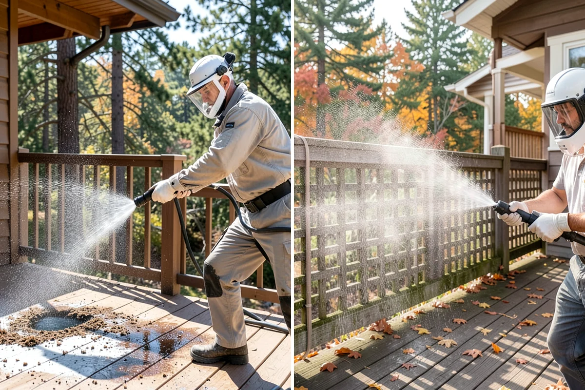 Painted Siding Cleaning in DuPont, Pierce County, WA - Test the paint's condition and note any peeling