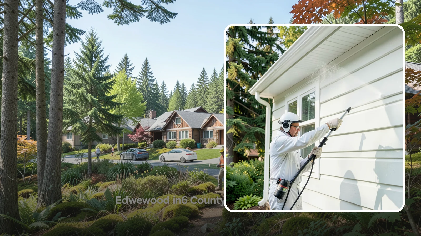 Painted Siding Cleaning in Edgewood, Pierce County, WA - Painted siding cleaning lifts grime and mildew while preserving the paint film, so your color stays bright instead of stripped.
