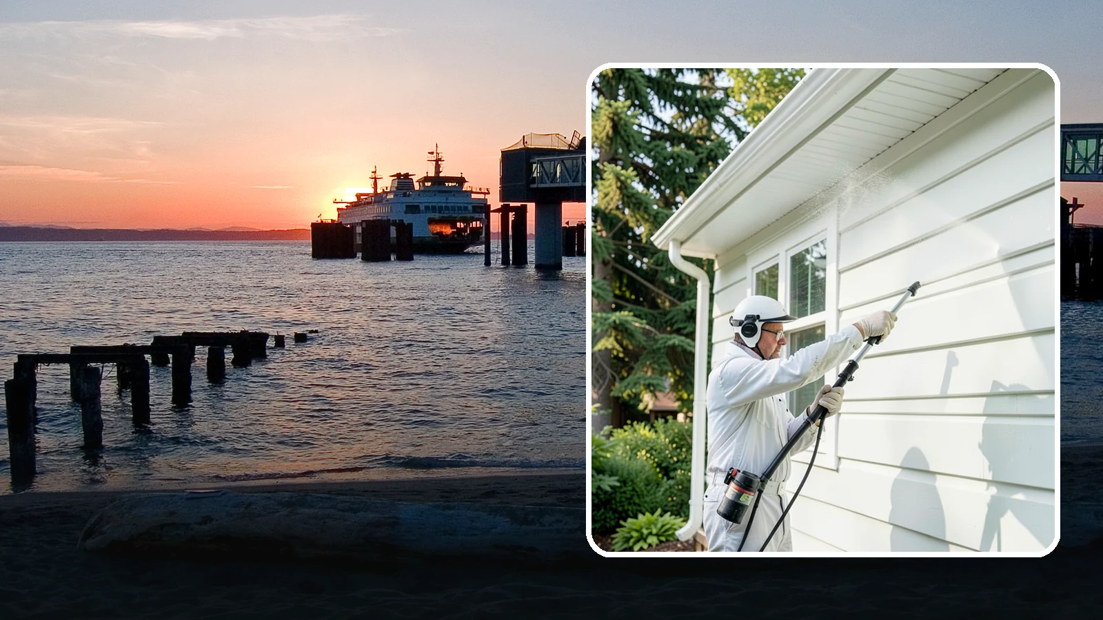 Painted Siding Cleaning in Edmonds, Snohomish County, WA - Painted siding cleaning lifts grime and mildew while preserving the paint film, so your color stays bright instead of stripped.