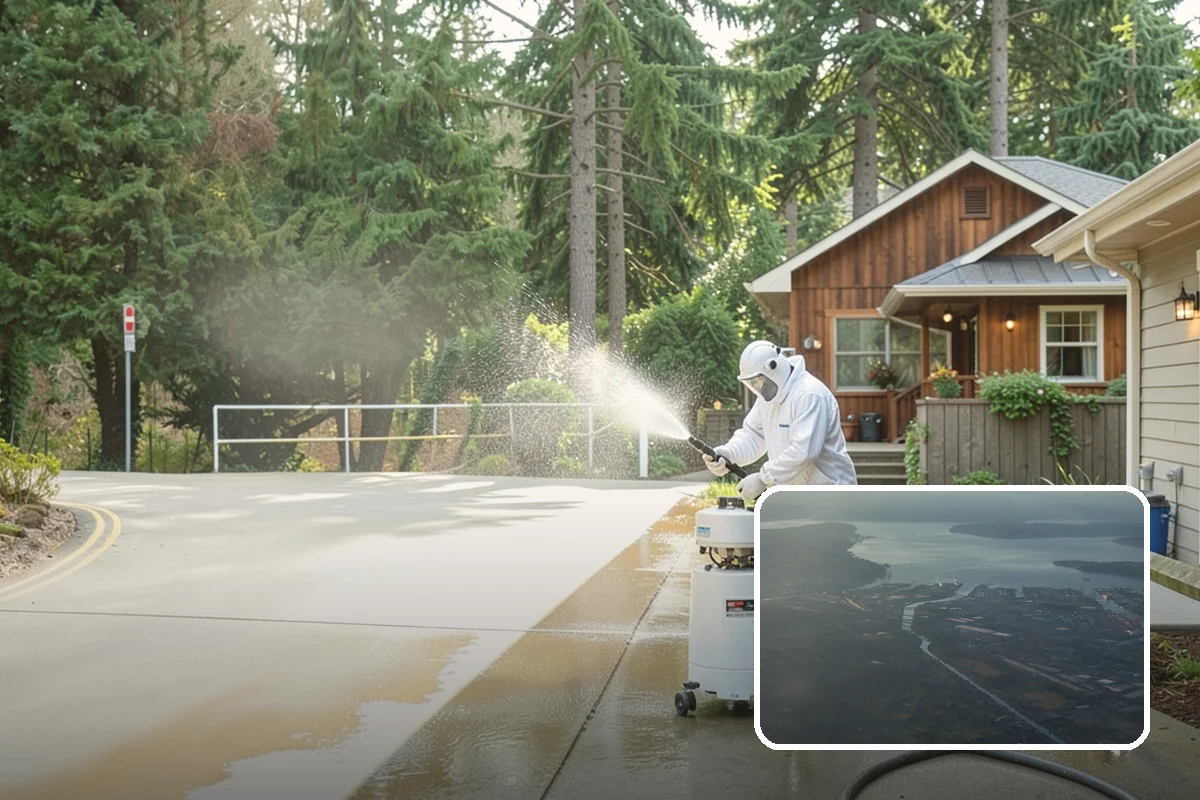 Painted Siding Cleaning in Fife, Pierce County, WA - Preserves the paint film while cleaning