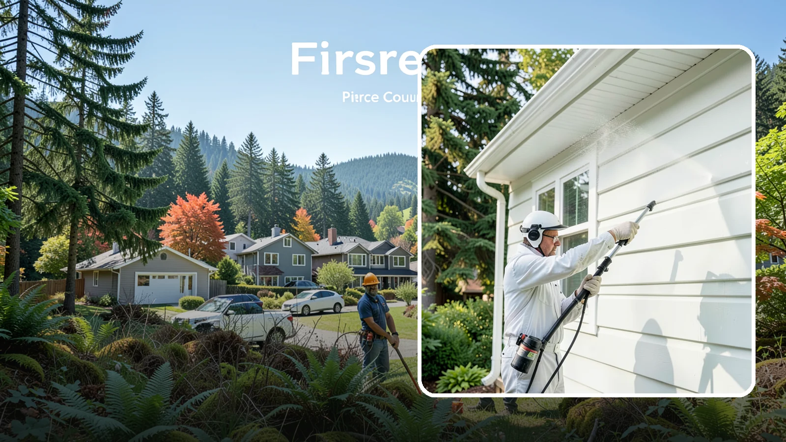 Painted Siding Cleaning in Fircrest, Pierce County, WA - Painted siding cleaning lifts grime and mildew while preserving the paint film, so your color stays bright instead of stripped.