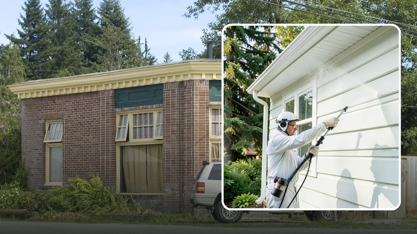 Painted Siding Cleaning in Hamilton, Skagit County, WA - Painted siding cleaning lifts grime and mildew while preserving the paint film, so your color stays bright instead of stripped.