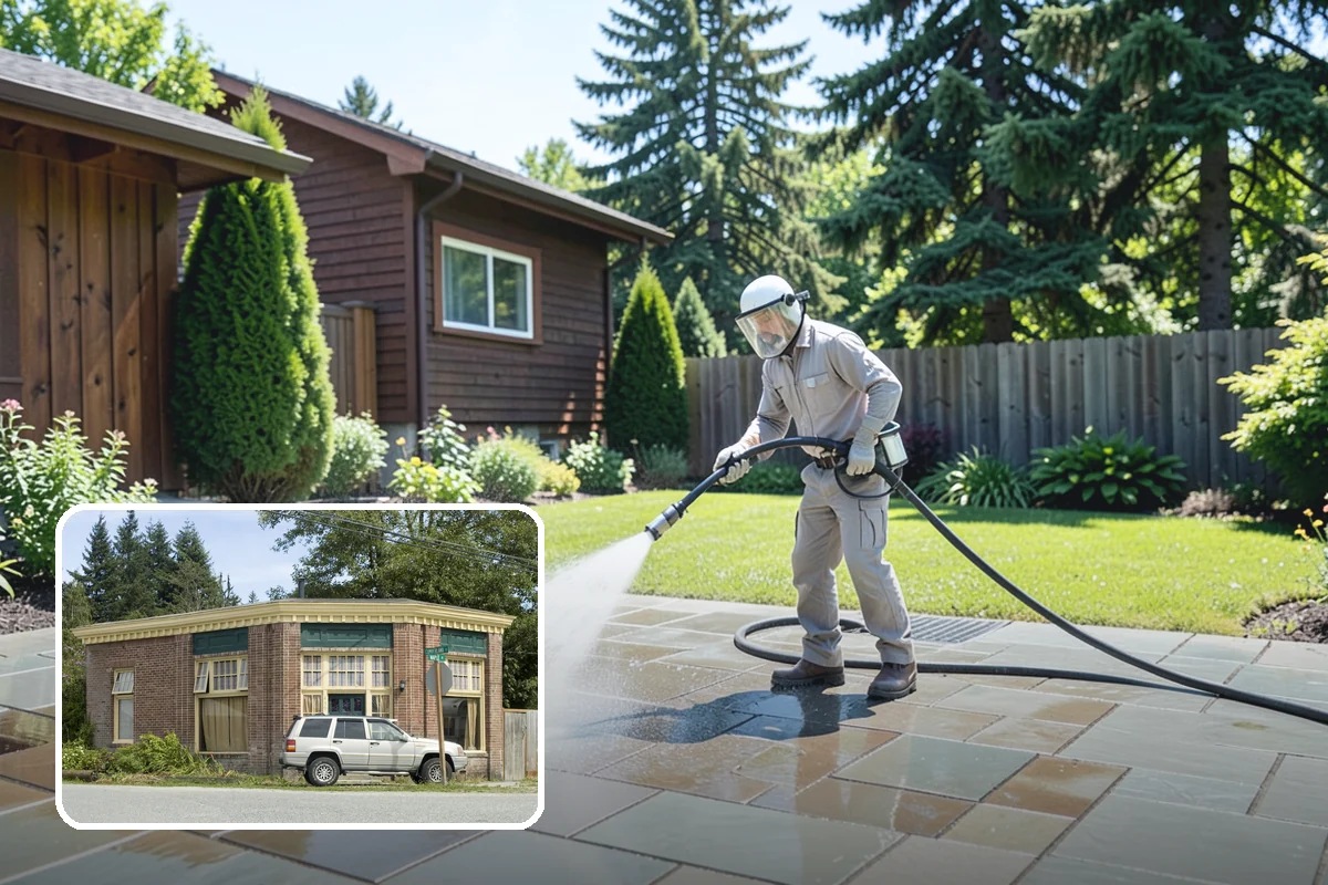 Painted Siding Cleaning in Hamilton, Skagit County, WA - Preserves the paint film while cleaning