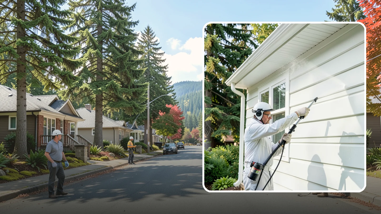 Painted Siding Cleaning in Hunts Point, King County, WA - Painted siding cleaning lifts grime and mildew while preserving the paint film, so your color stays bright instead of stripped.