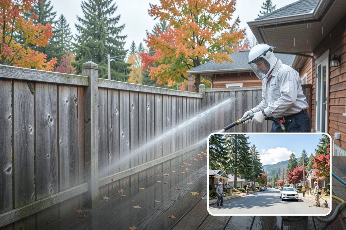 Painted Siding Cleaning in Hunts Point, King County, WA - Preserves the paint film while cleaning