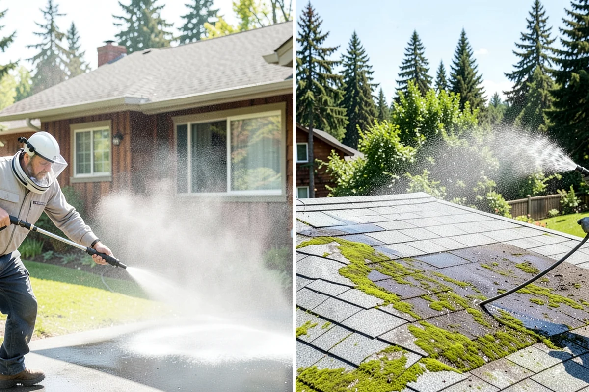 Painted Siding Cleaning in Hunts Point, King County, WA - Test the paint's condition and note any peeling