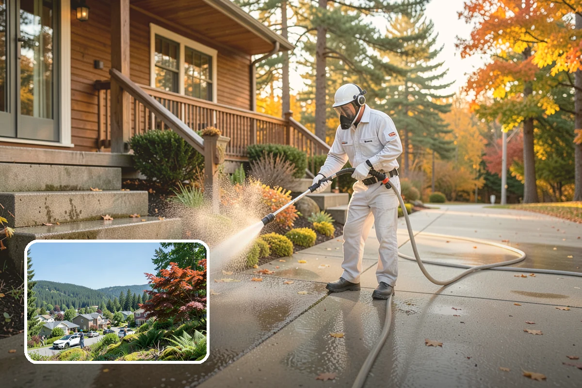 Painted Siding Cleaning in Index, Snohomish County, WA - Preserves the paint film while cleaning