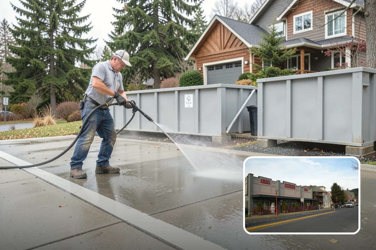 Painted Siding Cleaning in Issaquah, King County, WA - Preserves the paint film while cleaning