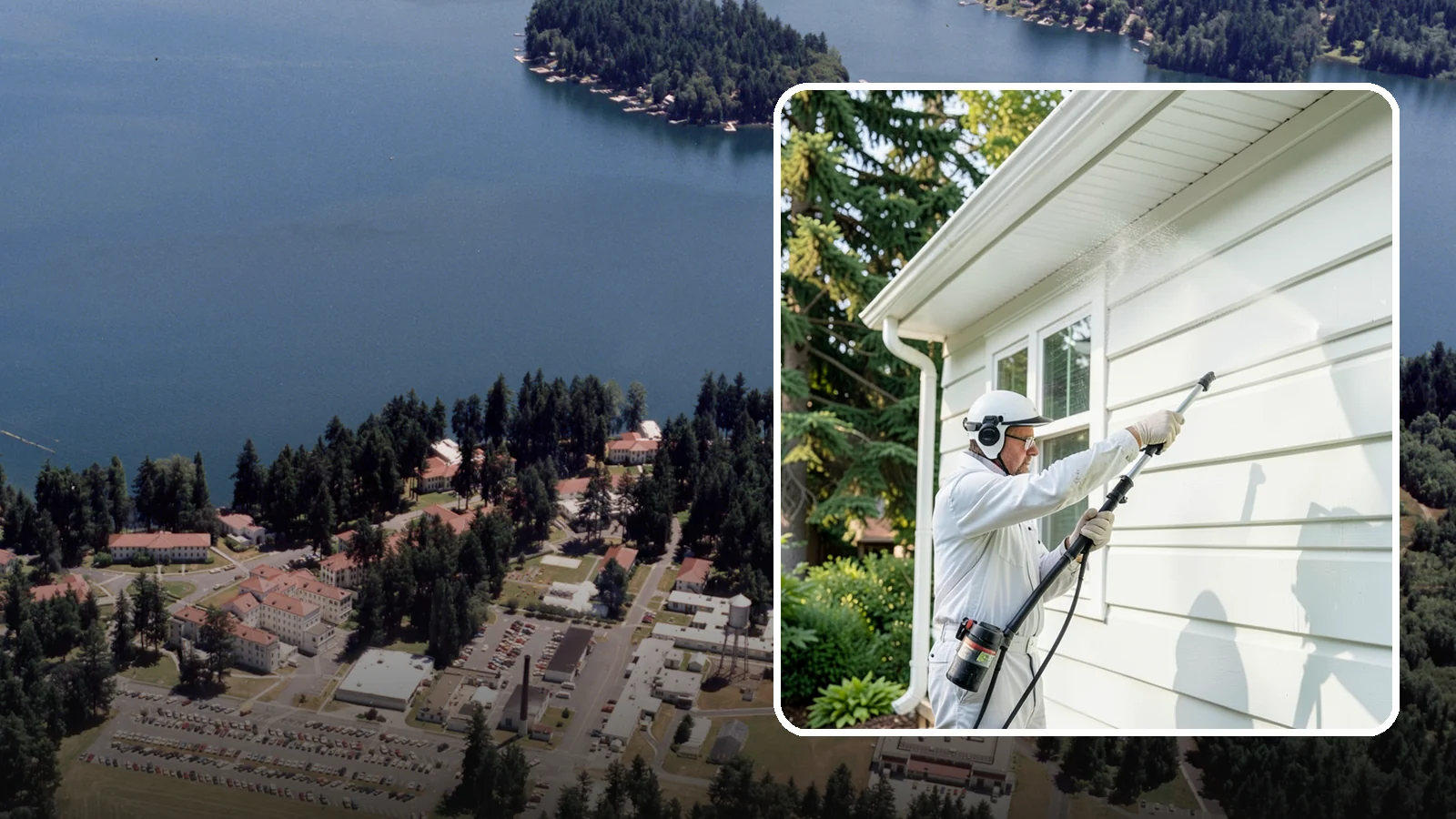 Painted Siding Cleaning in Lakewood, Pierce County, WA - Painted siding cleaning lifts grime and mildew while preserving the paint film, so your color stays bright instead of stripped.