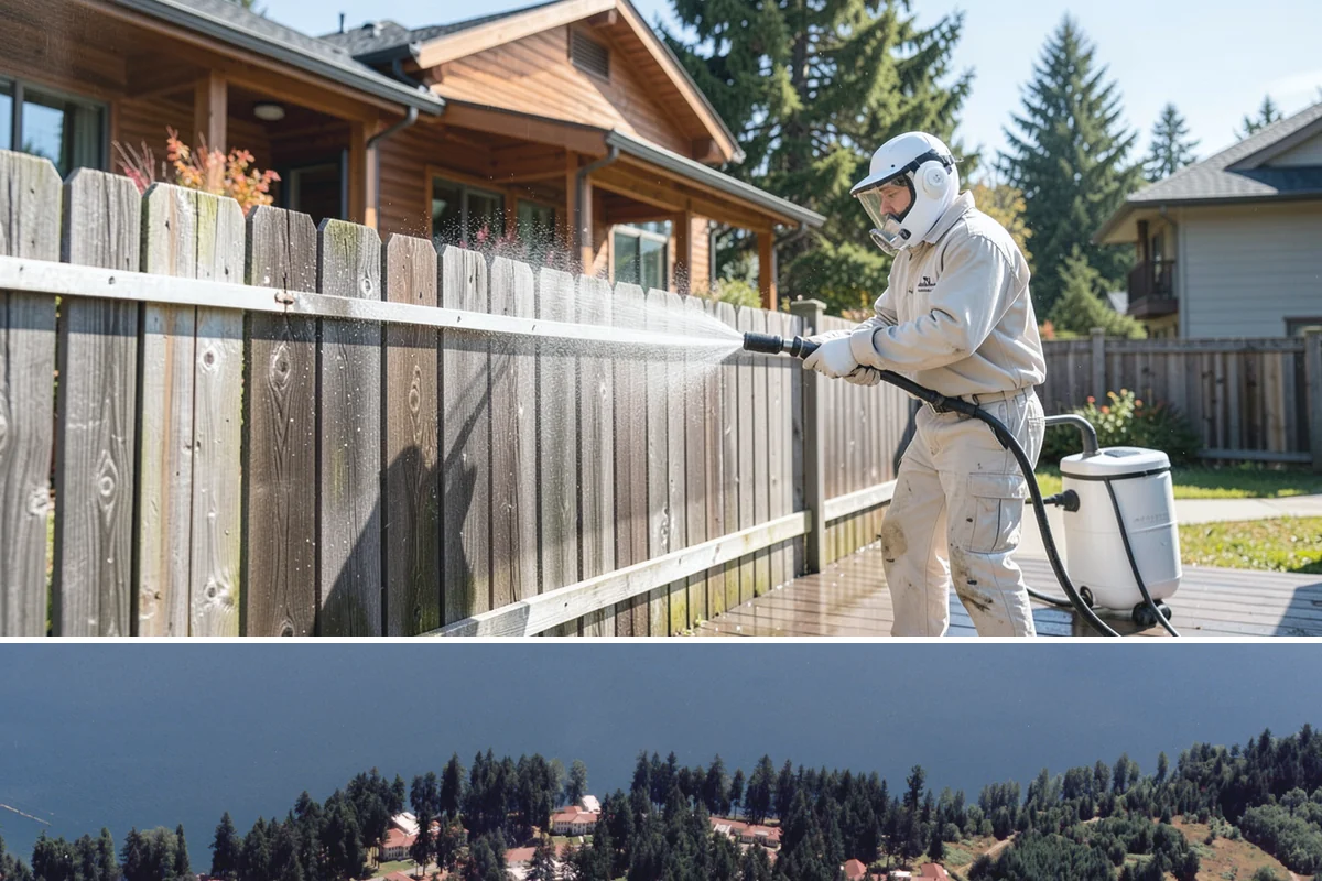 Painted Siding Cleaning in Lakewood, Pierce County, WA - The drier late-spring-to-fall window lets the paint dry cleanly and keeps future mildew slower to form.